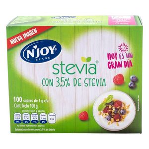 Njoy Brand Endulzante con Stevia 100 g