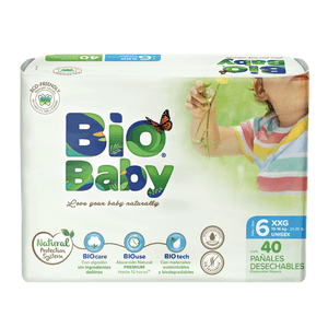 Bio Baby Pañal Talla 6 XX Grande 40 pz