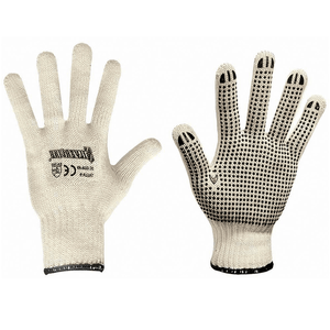 Guantes con Puntos de Pvc 6 Pz