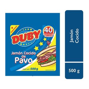 Duby Jamón Cocido de Pavo 500 g