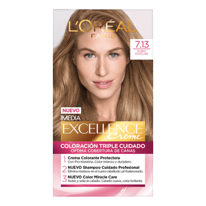 Tinte de Cabello Excellence Creme 7.13 Rubio Est 1 Pz