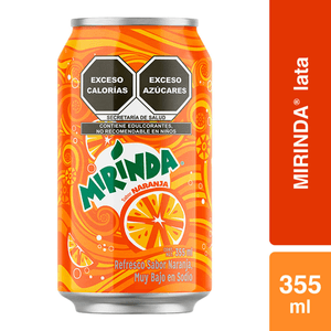 Refresco Sabor Naranja 355 Ml