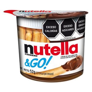 Crema de avellanas Nutella con palitos de pan Nutella&Go 52 g