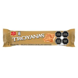 Tres Estrellas Galletas Troyanas Sabor Nuez 80 g