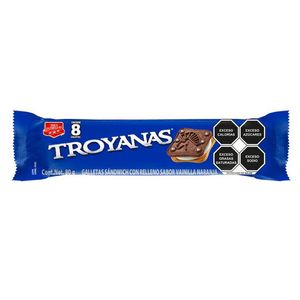 Galletas Troyanas Sabor Vainilla y Naranja 80 g