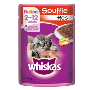 Whiskas Alimento Húmedo Gato Res 85 g