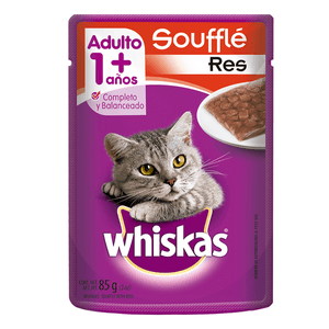 Whiskas Alimento Húmedo Gato Res 85 g