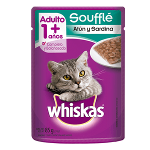 Whiskas Alimento Húmedo Gato Atún y Sardina 85 g