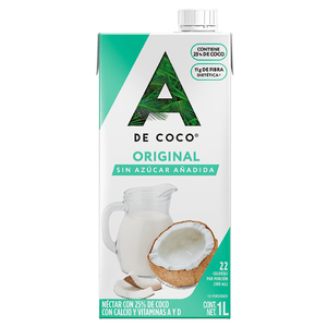 A De Coco Néctar con 25% de Coco Original 1 L