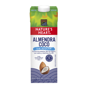 Alimento Líquido Nature's Heart Almendra Coco Sin Azúcar 946 ml