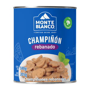 Monte Blanco Champiñones Rebanados en Lata 380 g