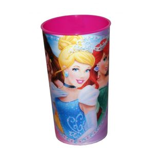 Vaso Lenticular Princesas 1 Pz