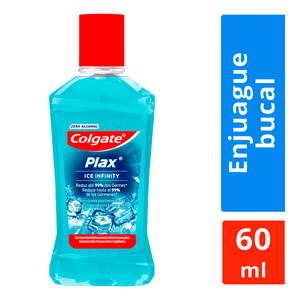 Colgate Enjuague Bucal de Viaje Plax Ice Infinity