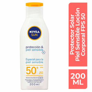 NIVEA SUN Protector Solar Sensitive Piel Sensible FPS50 200 ml