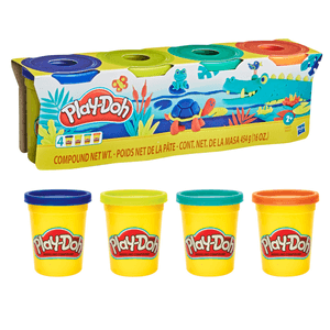 Play Doh Masa Para Moldear Set de 4 Latas 1 Pz