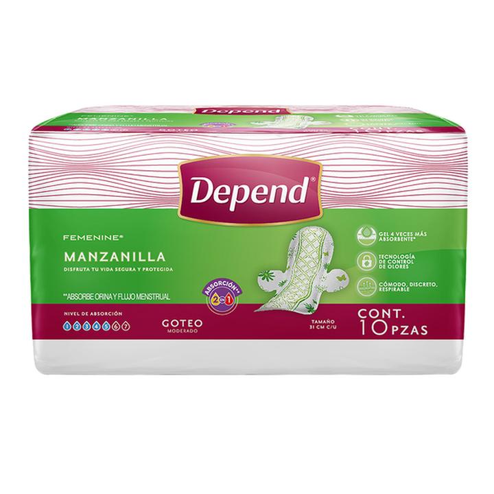 Depend Ropa Interior Mujer Mediana con 10 pz - Mi Tienda del Ahorro