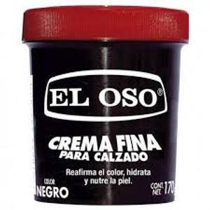 El Oso Crema para Calzado Color Negro 170 g 1 pz