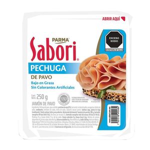 Parma Sabori Pechuga de Pavo Bajo en Grasa 250 g