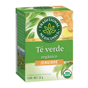 Té Verde Orgánico con Jengibre 24 g