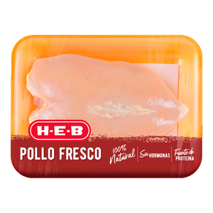 HEB Pechuga de Pollo con Hueso Sin Piel 560 Gr