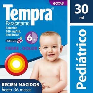 Tempra Gotas Pediatricas Sabor Uva 30 ml