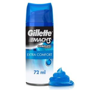 Gel para Afeitar Gillette Mach3 Extra Comfort para Rasurar con Rastrillo 72 ml