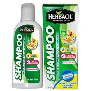 Herbacil Shampoo Para Piojos Y Liendres 120 ml