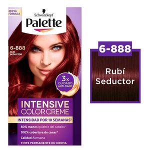 Tinte para cabello Palette Color Creme Rubí Seductor 6-888