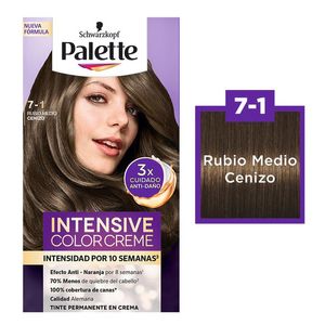 Tinte para cabello Palette Color Creme Rubio Medio Cenizo 7-1