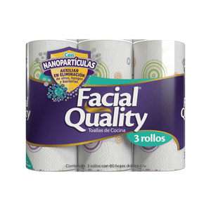 Toallas de Cocina Facial Quality con Diseño Decorativo con 3 pz