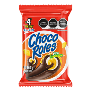 Marinela Choco Roles Multiempaque 4pz 160 g