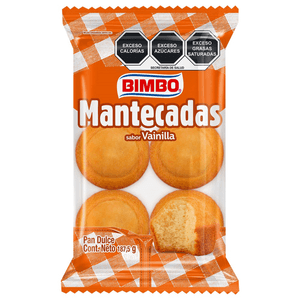 Bimbo Mantecadas Vainilla 6pz 188 g