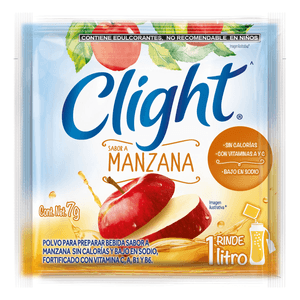 Clight Bebida en Polvo Sabor a Manzana 7 g