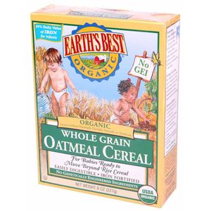 Earths Best Cereal de Avena Organico 227 g