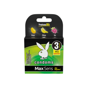 Condones Max Sens Tropicana Mix 3 Pz