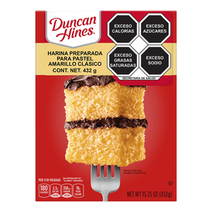 Duncan Hines Harina Para Pastel Amarillo 468 g