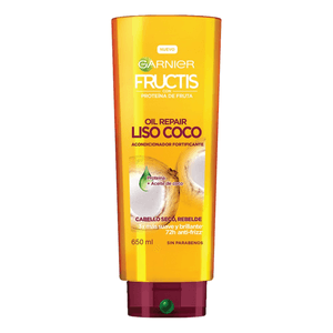 Garnier Fructis Acondicionador Oil Repair Liso Coco 650 ml