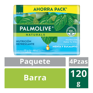 Jabón Multipack Purificante Frescura Menta 4 pz