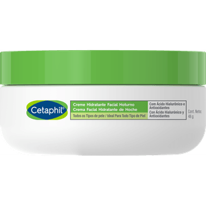 Cetaphil Crema Facial Hidratante Noche con Ácido Hialurónico 48 g