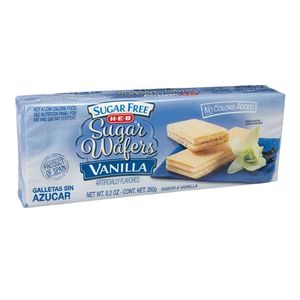 Galletas Sugar Wafers Vainilla sin Azúcar 260 g