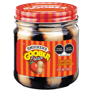 Smucker'S Crema Cacahuate Y Jalea Fresa 340 g