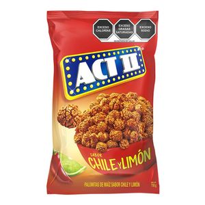 Act Ii Palomitas Chile Y Limón 110 g