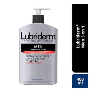 LUBRIDERM Men Crema corporal con fragancia 400 ml