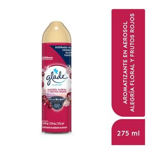 Glade Aromatizante Aerosol Alegría Floral y Frutos Rojos 275 ml