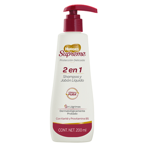 Shampoo Y Jabón Líquido 2 en 1 Karité Y Vitamina 200 Ml