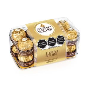 Chocolate Ferrero Rocher Relleno con Avellana con 16 pz