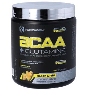 Forzagen Suplemento Alimenticio Bcaa + Glutamine Piña 330 g