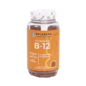 Belabear Vitamina B-12 Gomitas Naranja con 100 pz