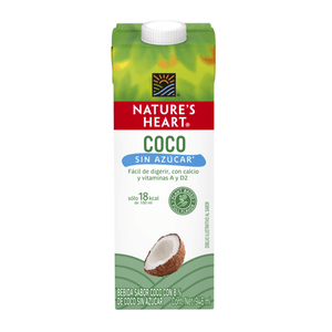 Alimento Líquido Nature's Heart Coco Sin Azúcar 946 ml