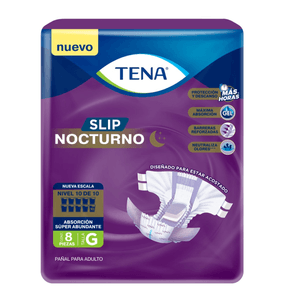 Tena Slip Nocturno Pañal Para Adulto Talla Grande con 8 pz